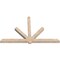 Ekena Millwork Kennewick Smooth Timber Gable Bracket, Douglas Fir, 108"W x 68"H x 5 1/2"D x 5 1/2"F, 15/12 Pitch GBW108X68X0606KEN00SDF - alternate 4